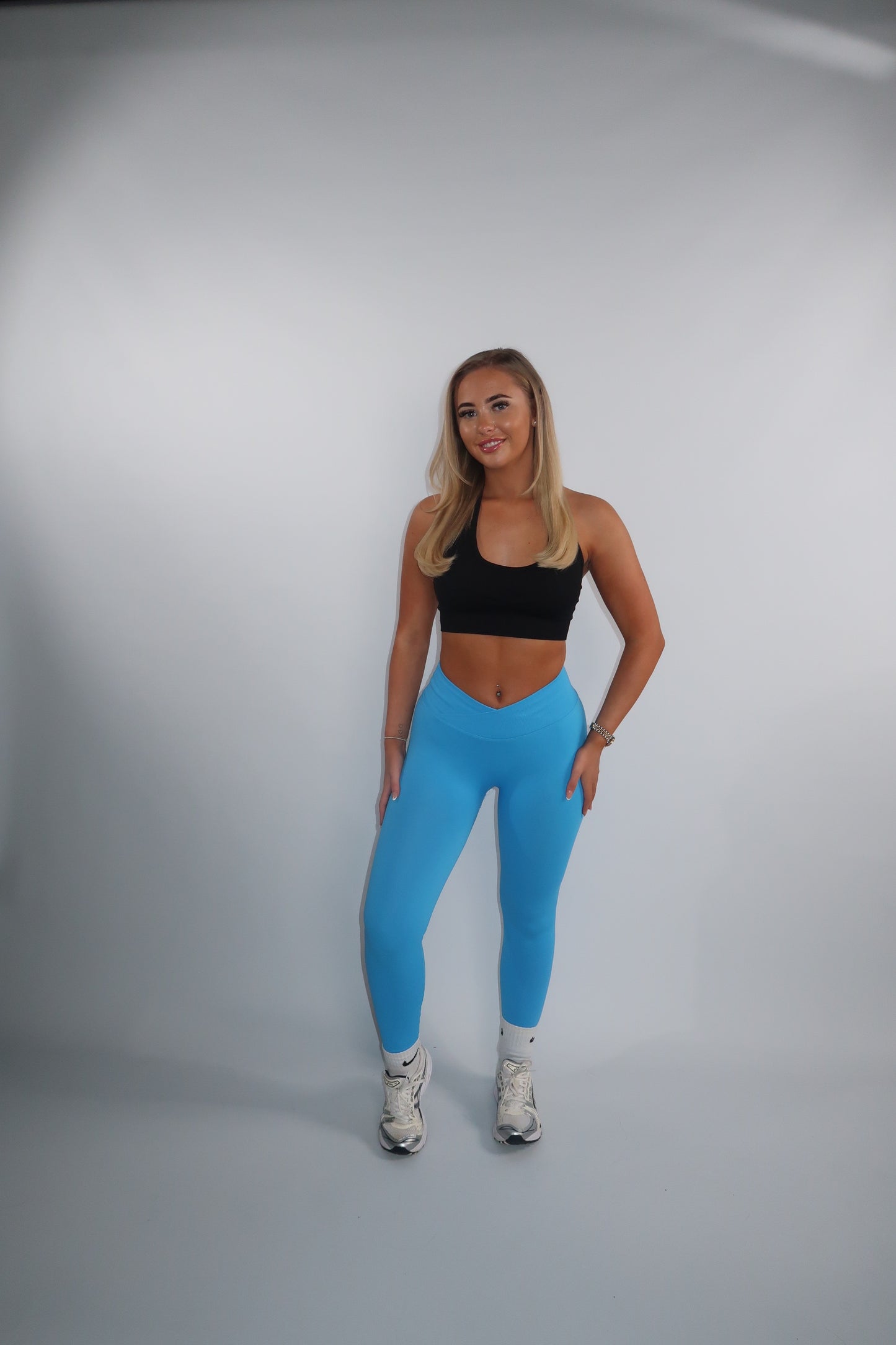 Blue Sculpt Leggings