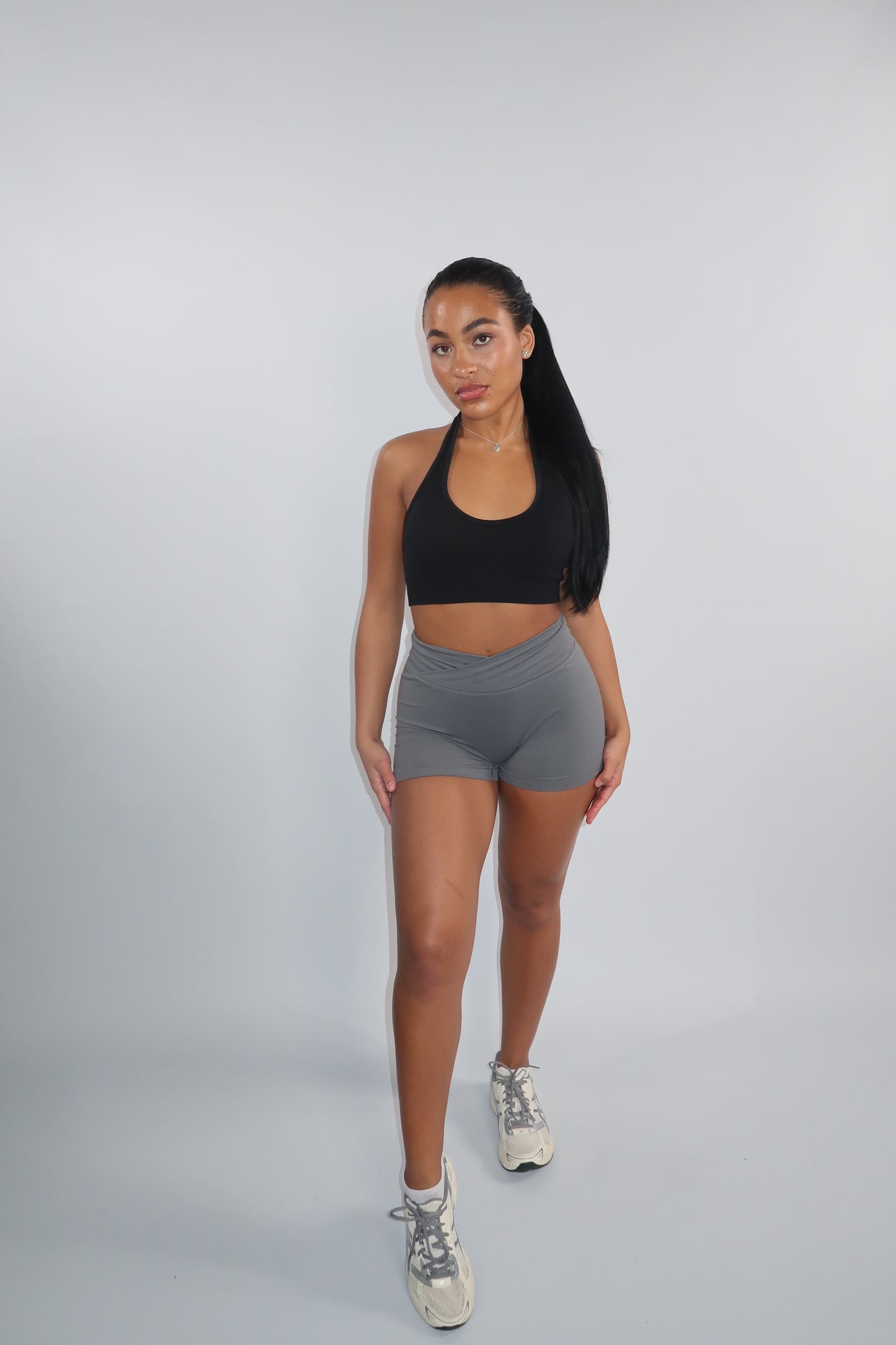Grey Sculpt Shorts
