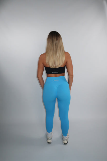 Blue Sculpt Leggings